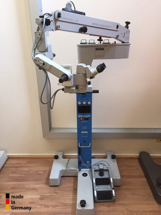 Refurbished Carl-Zeiss OPMI-CS (integrated XY) on S-4 Ophthalmic Microscope with Retroscope assistant attachment 100% Stereopsis