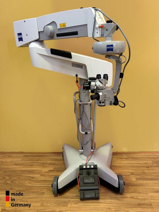 Carl Zeiss VISU 200 with Stereoscopic Co-observation Attachment (assistant Microscope) on S-8 Magnetic Floor Stand.